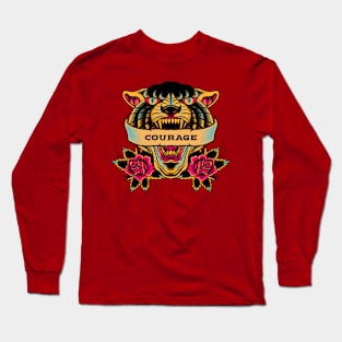 Courage Tiger Spirit Long Sleeve T-Shirt